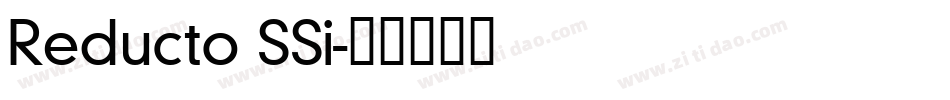 Reducto SSi字体转换